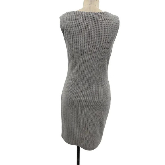 Reiss Marte Textured Sheath Dress Tweed Blue Gray Sleeveless Size US 6 - Picture 9 of 12